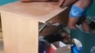 teen got fuck on the desk